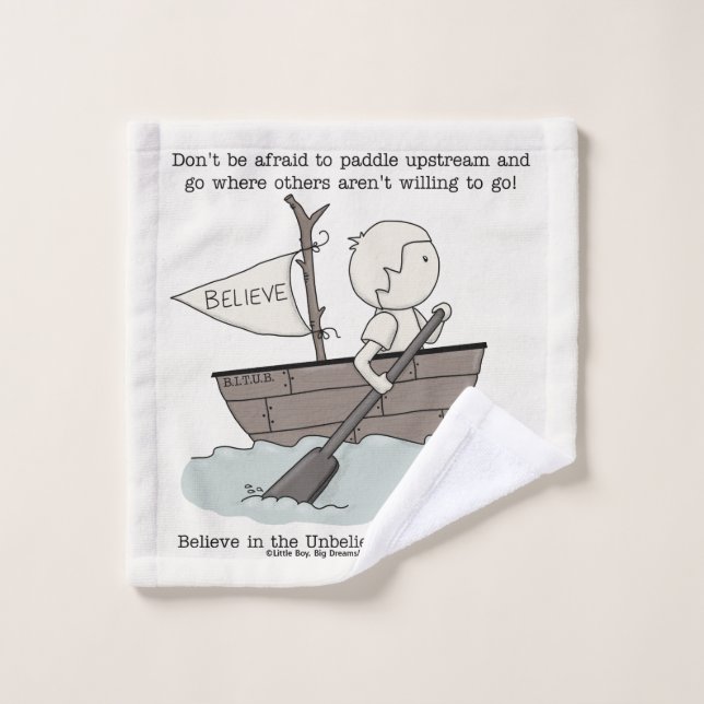 Paddle Upstream Wash Cloth (Wash Cloth)