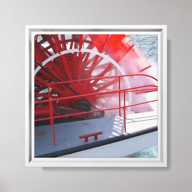 Paddle Wheel Canvas Print (Front)