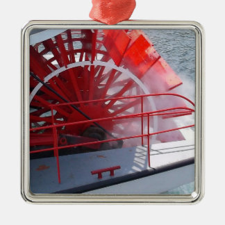 Paddle Wheel Metal Ornament