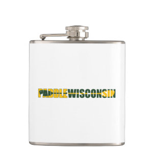Paddle Wisconsin Kayaking Hip Flask