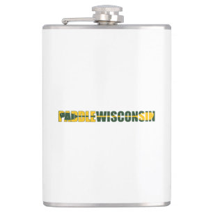 Paddle Wisconsin Kayaking Hip Flask