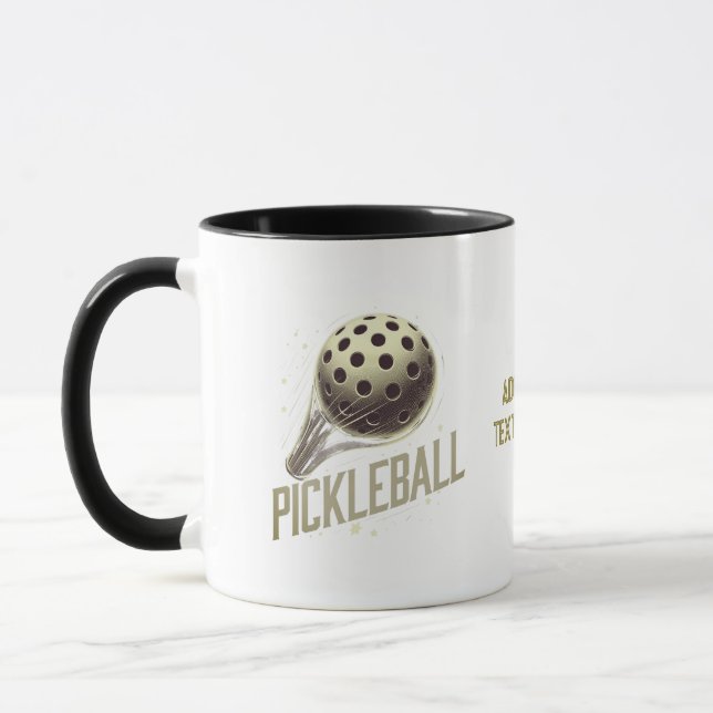 Paddleball Tee Sports Lover Pickleball Player Mug (Left)