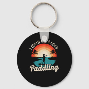 Paddleboard I Could Use A Good Paddling Girl Vinta Key Ring