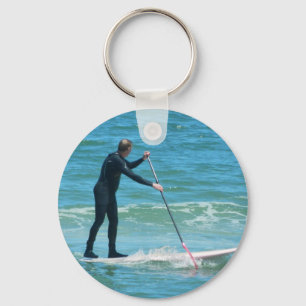 Paddleboarding Key Ring