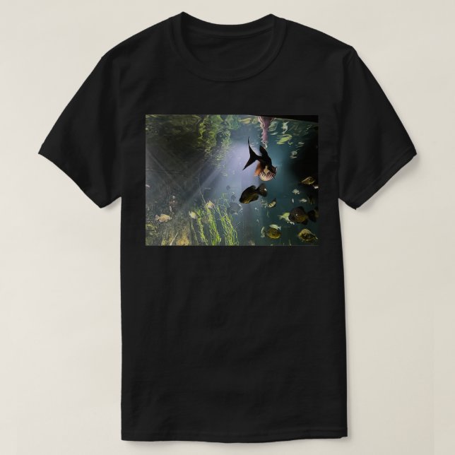 Paddlefish Swimming Away at Tennessee Aquarium T-Shirt (Design Front)