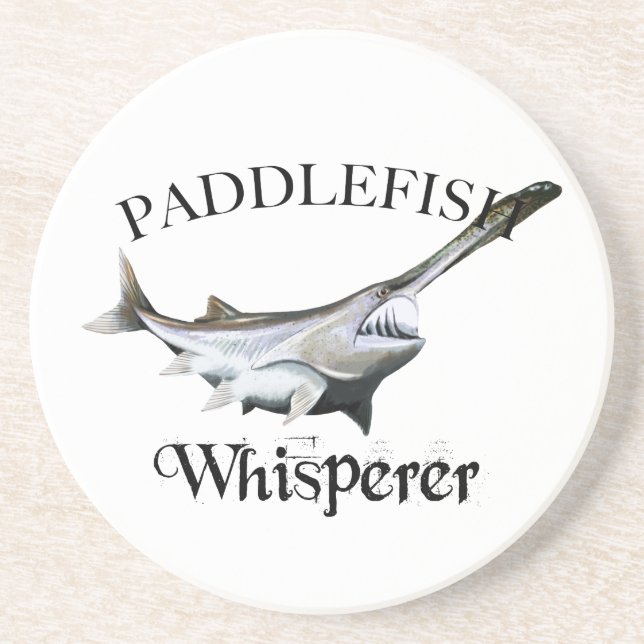 Paddlefish Whisperer Coaster (Front)