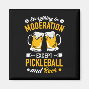 Paddlell Tennis - Dminton Beer Mug Picklell And Be Magnet