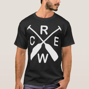 Paddles crossed Crew love Team Squad Rowing Paddli T-Shirt
