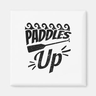 Paddles Up Design Dragon Boat  Magnet