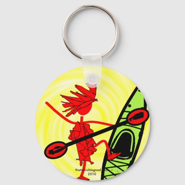 Paddles Well With Other Key Ring (Front)