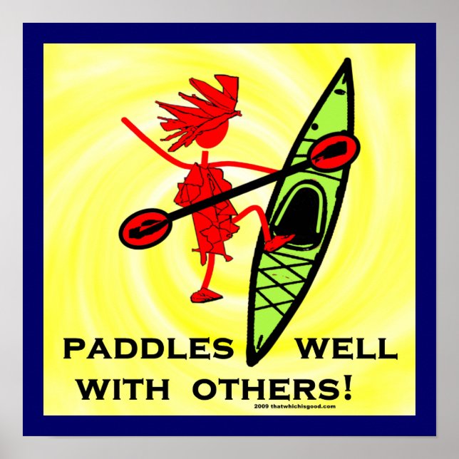 Paddles Well With Other Poster (Front)