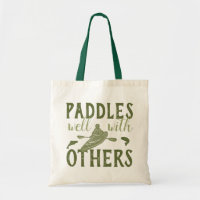 Paddles Well With Others Sage Green Kayak