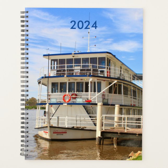 Paddlesteamer 2 year planner 2024 (Front)