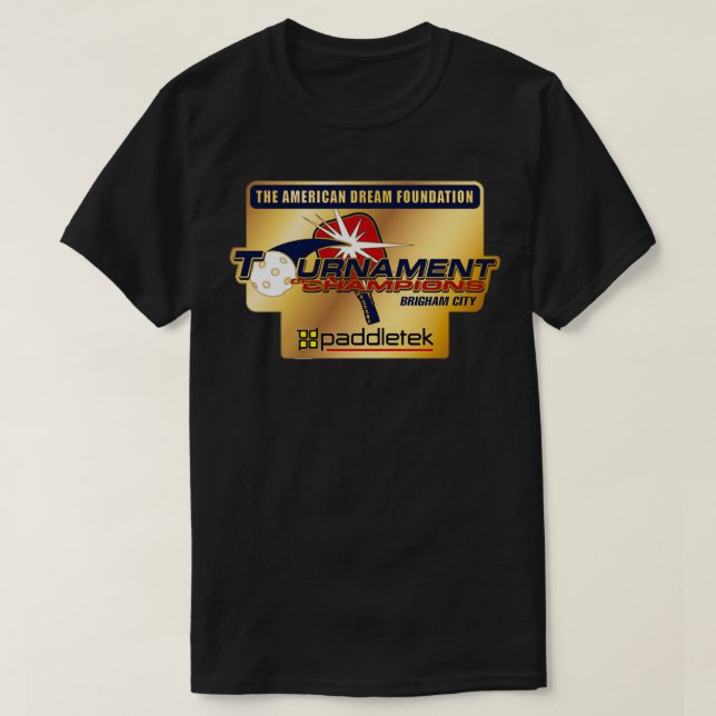 PADDLETEK TOURNAMENT T-Shirt (Design Front)