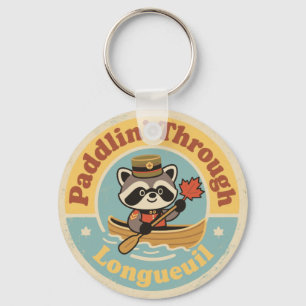 Paddlin’ Through Longueuil with a Friendly Racoon Key Ring