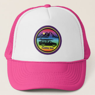 Paddling Dogs Pink Trucker Hat