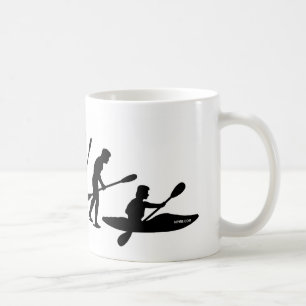 Paddling Evolution (kayak) Coffee Mug