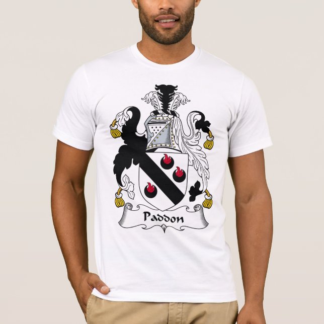 Paddon Family Crest T-Shirt (Front)