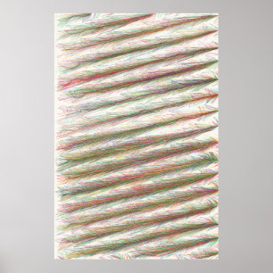 Paddy Fields Pattern Poster