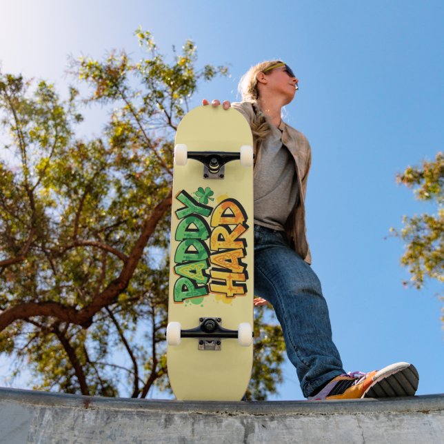 Paddy Hard St. Patrick's Day Skateboard (Outdoor 1)
