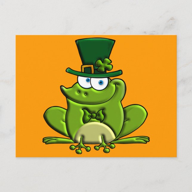 Paddy O'Frog Postcard (Front)