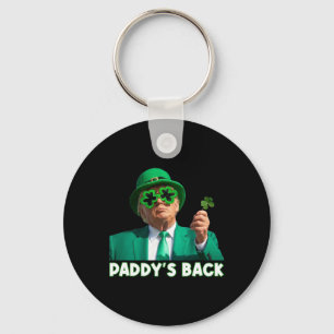 Paddy's Back Funny Trump St Patricks Day Outfit Sh Key Ring