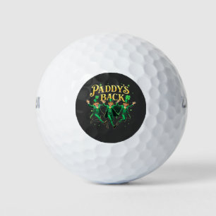 Paddy's Back St Patrick's Day Trump Dancing  Golf Balls