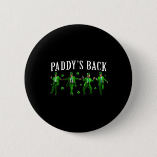 Paddy's Ck Funny Trump St Patrick's Day Irish Sham 6 Cm Round Badge
