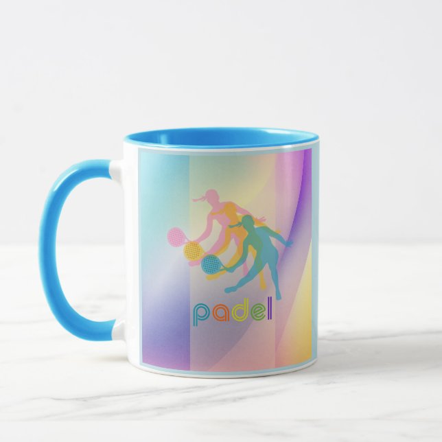 PADEL COFFEE MUG– VIBRANT STYLE for HER BRIGHTS Mug (Left)