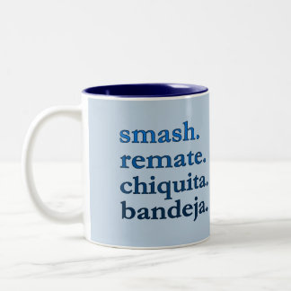 PADEL COFFEE MUG – WORD VIBES – AZURE BLUE