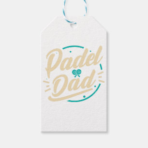Padel Dad Platform Tennis Paddleball Padel  Gift Tags