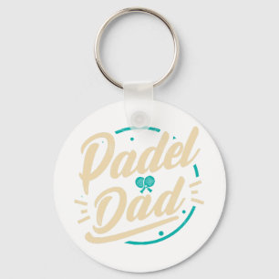 Padel Dad Platform Tennis Paddleball Padel Key Ring