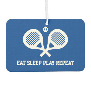 Padel Eat Sleep Play Repeat Car Air Freshener