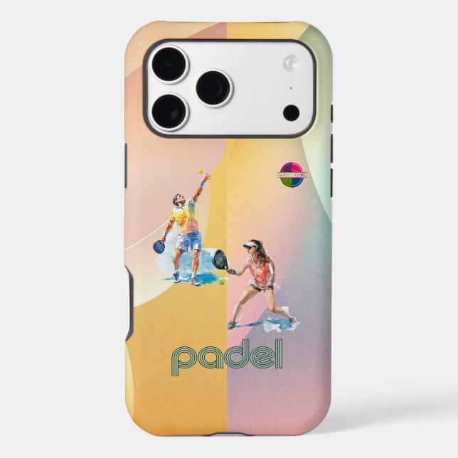 Padel Phone Case: Vibrant Style Collection Vol.1 (Back)