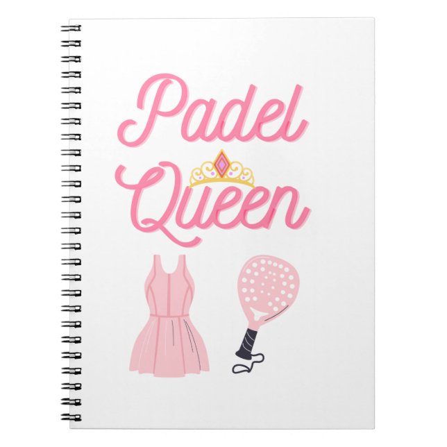 Padel Queen notebook (Front)
