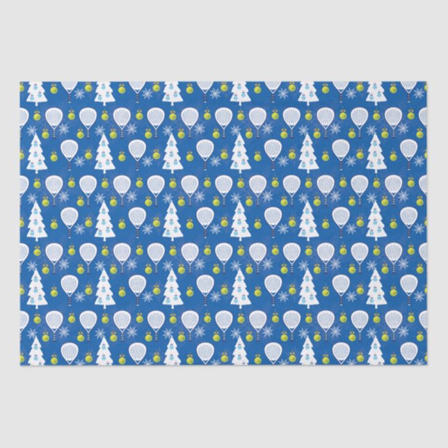 🎾🎄 Padel Smashing Christmas Tissue Paper (Front)
