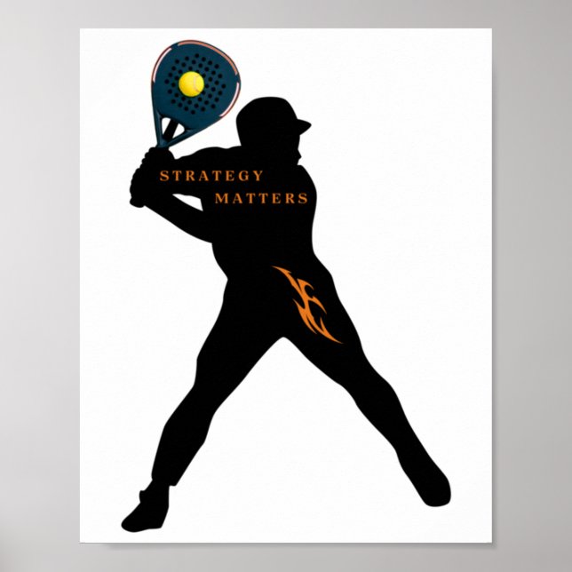 Padel - Strategy S Sticker  Poster (Front)