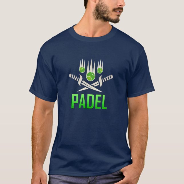 Padel T-shirt with Iconic Army Knife Logo (Front)