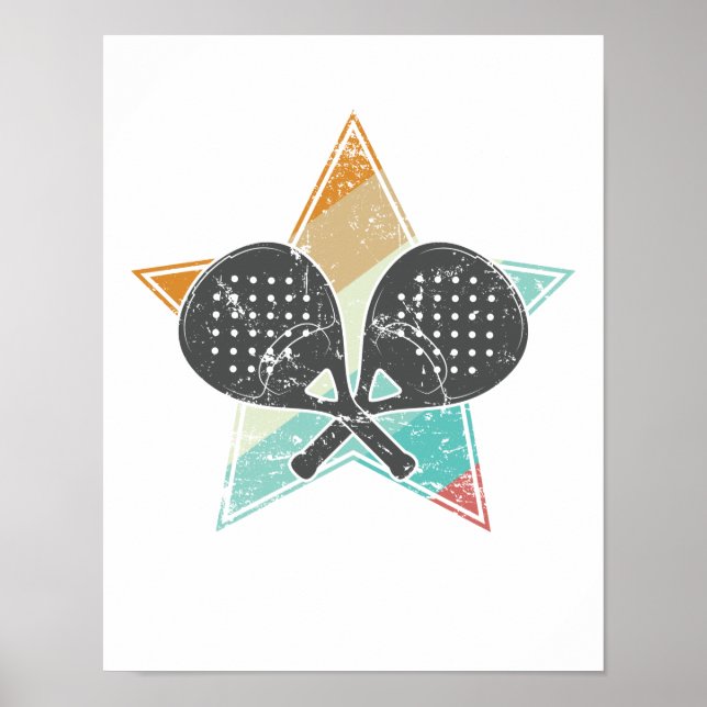 Padel Tennis Ballsportart Poster (Front)