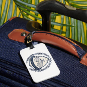 Padel Tennis Club Aesthetic Custom Name Bag Tag