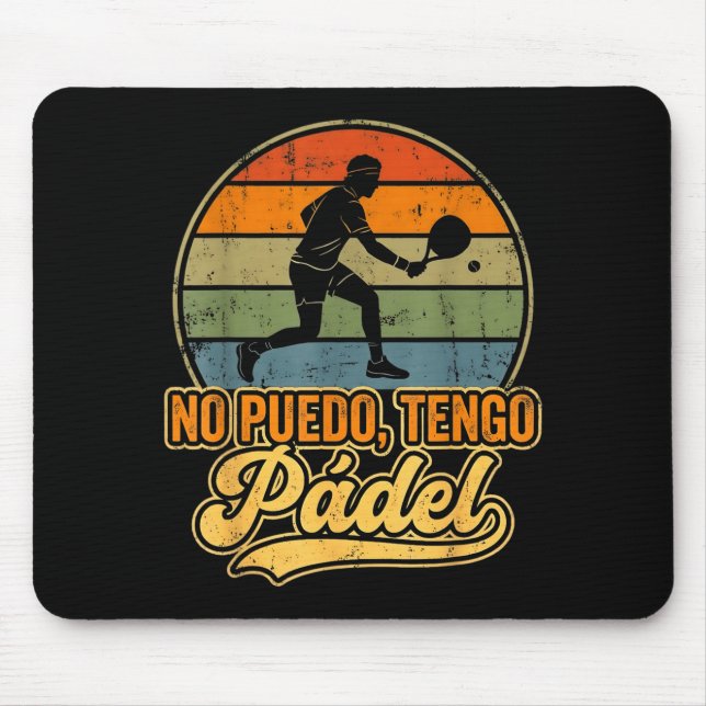 Padel Tennis Padel Players Cool Men Women Padel Gr Mouse Pad (Front)