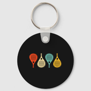 Padel Tennis Racket Vintage Sports Key Ring