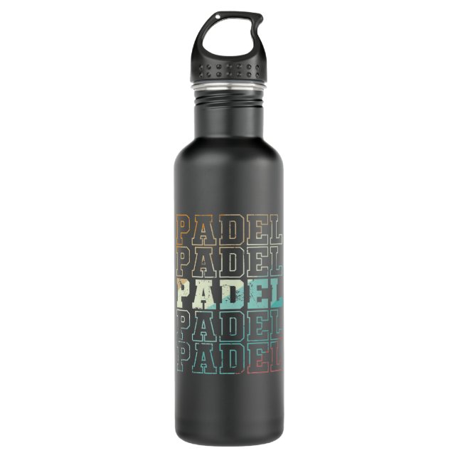 Padel Tennis Sport und Ball 710 Ml Water Bottle (Front)