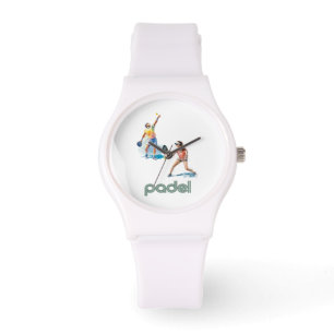 Padel Watch – Padel Chic Vibrant Style White