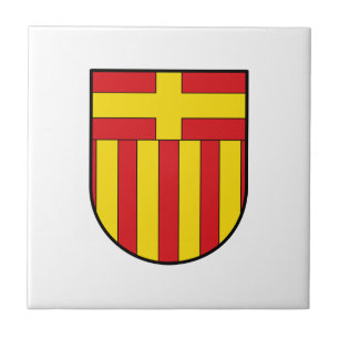 Paderborn city emblem Germany flag symbol sign Ceramic Tile