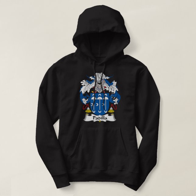 Padilla Coat of Arms  Family Crest  Hoodie (Design Front)