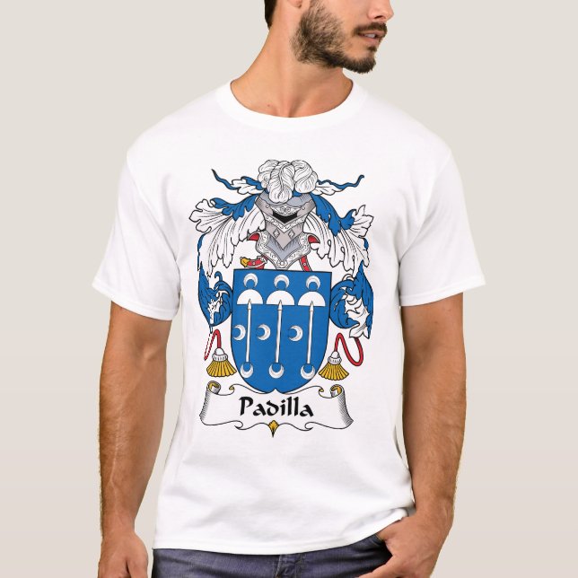 Padilla Family Crest T-Shirt (Front)