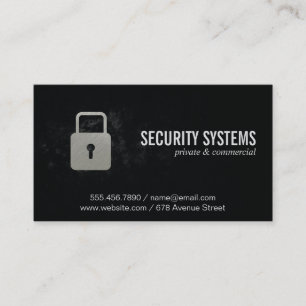 Padlock Security Business Card
