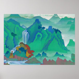 Padma Sambhava, 1924 by Nicholas Roerich Poster