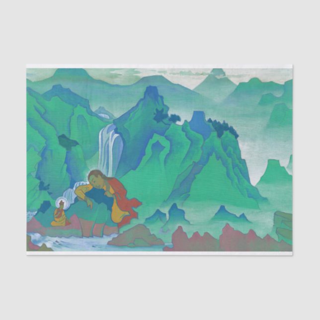 Padma Sambhava by Nicholas Roerich Tissue Paper (Front)